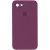 Чохол Silicone Case Square Full Camera Protective (AA) для Apple iPhone 7/8/SE (2020) (4.7") Бордовий / Maroon