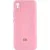 Чохол Silicone Cover Lakshmi Full Camera (AAA) with Logo для Xiaomi Redmi 9A Рожевий / Light pink