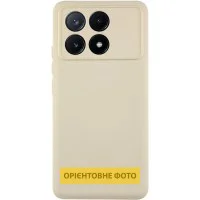 Чохол TPU GETMAN Liquid Silk Full Camera для Xiaomi Poco X6 / Note 13 Pro 5G Пісочний / Sand