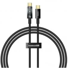 Дата кабель Baseus Explorer with Auto Shutdown Type-C to Type-C 100W (1m) (P103197031)