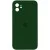 Чохол Silicone Case Square Full Camera Protective (AA) для Apple iPhone 11 (6.1") Зелений / Army green Чохол Silicone Case Square Full Camera Protective (AA) для Apple iPhone 11 (6.1") Зелений / Army green