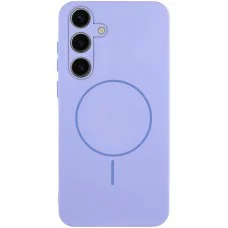 Чохол Silicone Cover Lakshmi Full Camera (AA) with MagFit для Samsung Galaxy S24 FE Бузковий / Dasheen