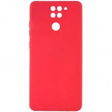 Силіконовий чохол Candy Full Camera для Xiaomi Redmi Note 9 / Redmi 10X Червоний / Red