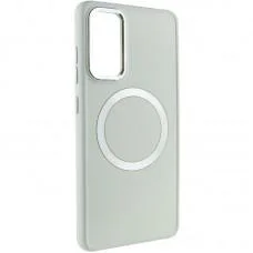 TPU чохол Bonbon Metal Style with MagSafe для Samsung Galaxy S24+ Білий / White