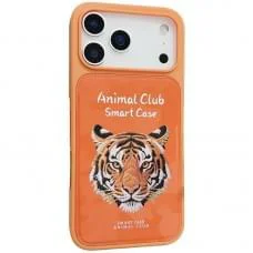 TPU+PC чохол Animal Club для Apple iPhone 17 Pro Max (6.9") Hermes Orange