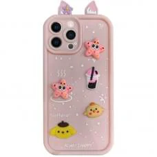 Чохол TPU Toys Case with Ears для Apple iPhone 11 Pro Max (6.5") Light Pink