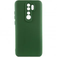 Чохол Silicone Cover Lakshmi Full Camera (AA) для Xiaomi Redmi 9 Зелений / Dark green