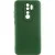 Чохол Silicone Cover Lakshmi Full Camera (AA) для Xiaomi Redmi 9 Зелений / Dark green