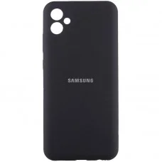 Чохол Silicone Cover Lakshmi Full Camera (AA) with logo для Samsung Galaxy A05 Чорний / Black