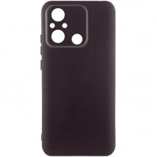 Чохол Silicone Cover Lakshmi Full Camera (AA) для Xiaomi Redmi 12C / Poco C55 Шоколадный / Chocolate