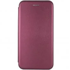 Шкіряний чохол-книжка Classy для Samsung Galaxy A04 Бордовий
