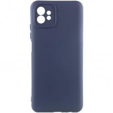 Чохол TPU GETMAN Liquid Silk Full Camera для Motorola Moto G32 Синій / Midnight Blue