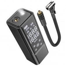 Автомобільний насос Hoco ZP7 Maddy smart (5000 mAh) Black