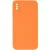 Чохол Silicone Case Square Full Camera Protective (AA) NOLOGO для Apple iPhone XS Max (6.5") Помаранчевий / Papaya