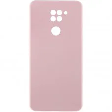 Чохол Silicone Cover Lakshmi Full Camera (AAA) для Xiaomi Redmi Note 9 / Redmi 10X Рожевий / Pink Sand