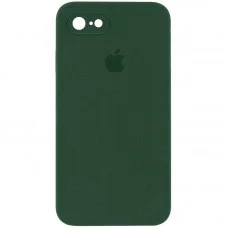 Чохол Silicone Case Square Full Camera Protective (AA) для Apple iPhone 6/6s (4.7") Зелений / Cyprus Green