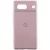 Чохол Silicone Cover Lakshmi Full Camera (AAA) with Logo для Google Pixel 7a Рожевий / Pink Sand