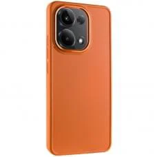 TPU чохол Bonbon Metal Style для Xiaomi Redmi Note 13 4G Помаранчевий / Papaya