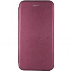 Шкіряний чохол-книжка Classy для Samsung Galaxy A04s Бордовий