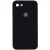 Чохол Silicone Case Square Full Camera Protective (AA) для Apple iPhone 7/8/SE (2020) (4.7") Чорний / Black