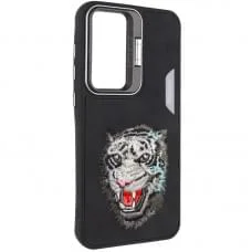 TPU+PC чохол Friends для Xiaomi Redmi Note 13 Pro 4G / Poco M6 Pro 4G Black Tiger