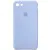 Чохол Silicone Case Square Full Camera Protective (AA) для Apple iPhone 7/8/SE (2020) (4.7") Блакитний / Lilac Blue