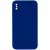 Чохол Silicone Case Square Full Camera Protective (AA) NOLOGO для Apple iPhone XS Max (6.5") Синій / Deep navy