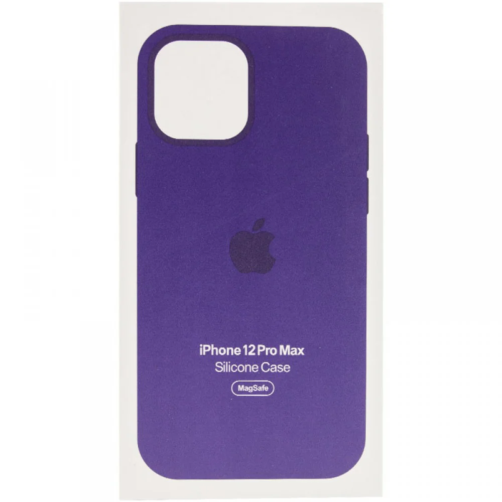 Чехол Silicone case (AAA) with Magsafe and Animation для Apple iPhone 12 Pro Max (6.7")