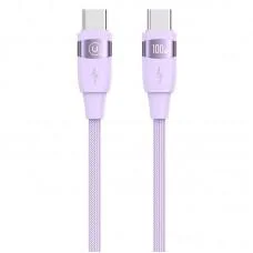 Дата кабель Usams US-SJ633 U85 Type-C to Type-C 100W (2m) Purple