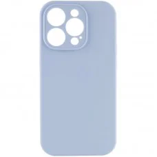 Чохол Silicone Case Full Camera Protective (AA) NO LOGO для Apple iPhone 16 Pro Max (6.9") Блакитний / Lilac Blue