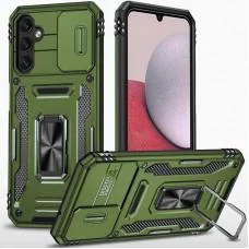 Ударостійкий чохол Camshield Army Ring для Samsung Galaxy S24+ Оливковий / Army Green