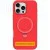 Чохол Silicone Case Full Protective NO LOGO with Ring для Apple iPhone 16e (6.1") Red