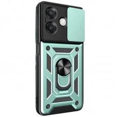 Ударостійкий чохол Camshield Serge Ring для Oppo A3 4G / A3x 4G/ A40m Зелений