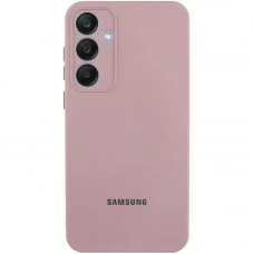 Чохол Silicone Cover Lakshmi Full Camera (AA) with logo для Samsung Galaxy S24+ Рожевий / Pink Sand