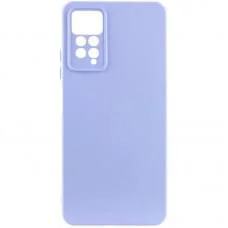 Чохол TPU GETMAN Liquid Silk Full Camera для Xiaomi Redmi Note 11 Pro 4G/5G / 12 Pro 4G Бузковий / Light purple