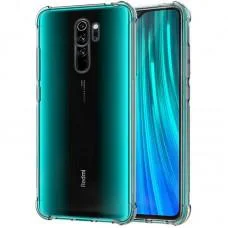 TPU чохол GETMAN Ease logo посилені кути Full Camera для Xiaomi Redmi 9 Безбарвний (прозорий)