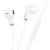 Навушники Borofone BM89 Surpass universal (3.5mm/1.2m) White