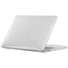 Чохол-накладка Glitter для Apple MacBook Air 15'' (A2941/A3114/A3241) Прозорий