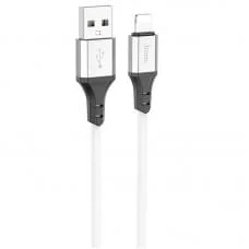 Дата кабель Hoco X86 Spear USB to Lightning (1m) White