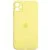 Чохол Silicone Case Square Full Camera Protective (AA) для Apple iPhone 11 (6.1") Жовтий / Yellow Чохол Silicone Case Square Full Camera Protective (AA) для Apple iPhone 11 (6.1") Жовтий / Yellow