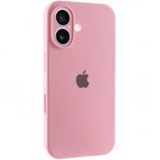 Чохол Silicone Case Full Camera Protective (AA) для Apple iPhone 16 Plus (6.7") Рожевий / Light pink