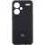 Чохол Silicone Cover Lakshmi Full Camera (AA) with logo для Xiaomi Redmi Note 13 Pro+ Чорний / Black