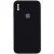 Чохол Silicone Case Square Full Camera Protective (AA) для Apple iPhone XS Max (6.5") Чорний / Black