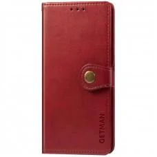 Шкіряний чохол книжка GETMAN Gallant (PU) для Xiaomi Redmi 5 Plus / Redmi Note 5 (Single Camera) Червоний