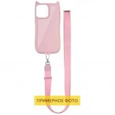 Чохол TPU GETMAN Cat with straps для Apple iPhone 16 Plus (6.7") Pink