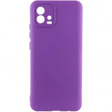 Чохол Silicone Cover Lakshmi Full Camera (AA) для Motorola Moto G72 Фіолетовий / Purple