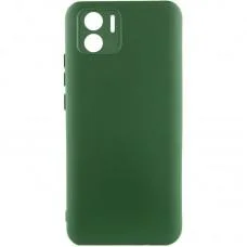 Чохол TPU GETMAN Liquid Silk Full Camera для Xiaomi Redmi A1 / A2 Зелений / Dark green