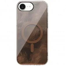 Чохол TPU Shiny Mountain (MagFit) для Apple iPhone 16e (6.1") Chocolate