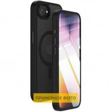 TPU+PC чохол Metal Buttons with MagSafe Colorful для Samsung Galaxy S25 Чорний / Black