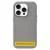 Шкіряний чохол Leather Case Metal Buttons для Samsung Galaxy S24+ / S25+ Titanium Gray